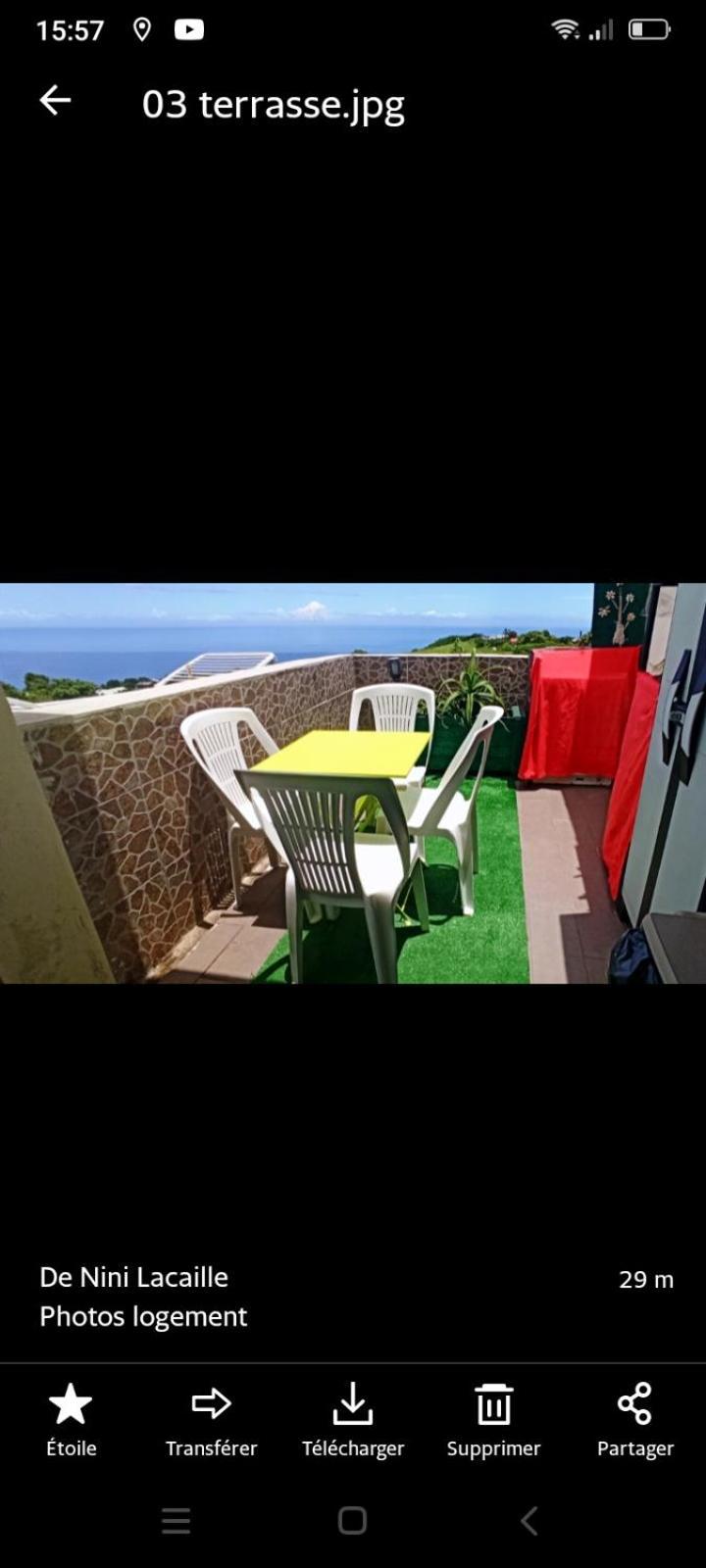 Apartament Maison Vue Mer La Saline Les Hauts Zewnętrze zdjęcie